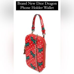 Giftable Brand New Dragon Lady Call'in Phone Holder wallet